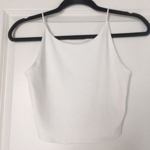 ZARA Ivory Crop Top